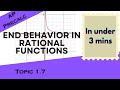 Asymptotes and End Behavior Analysis