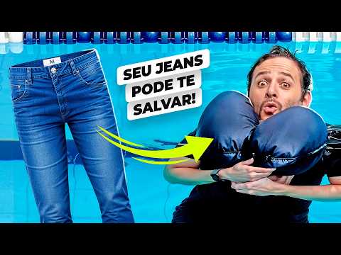 Transformar CALÇA em COLETE SALVA-VIDAS? Nós testamos!