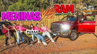 CABO DE GUERRA - MENINAS VS DODGE RAM!! 🚗😱