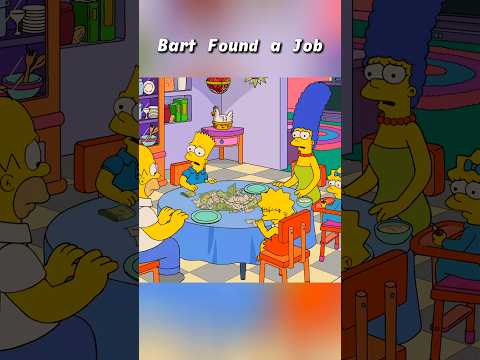 Bart Found A Job #simpsons #shorts