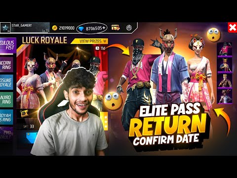 ELITE PASS BUNDLES RETURN ☠️ Free Fire MaX