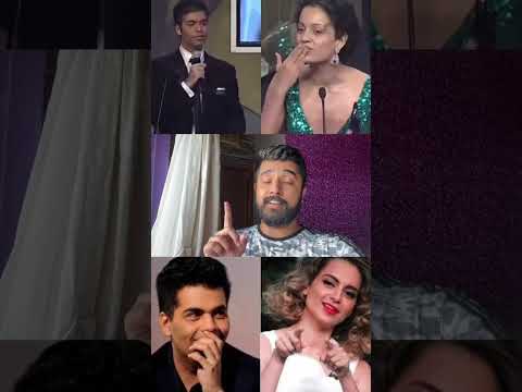 Kangana Vs Karan Johar : The Eternal "Troll" Story 😂 | #Shorts #Kangana #KaranJohar #Chandramukhi2