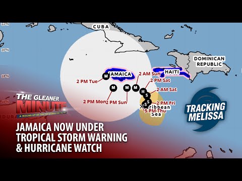 YouTube video thumbnail: Hurricane Watch, Port Royal Urged to Evacuate & Mavado’s son on gun Charges