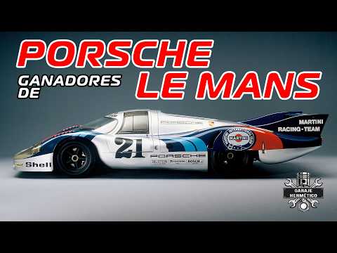 Todos los PORSCHE ganadores de LE MANS