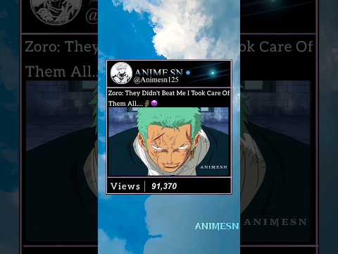 Zoro Edit 🔥#Roronoa Zoro #Mihawk #Onepiece