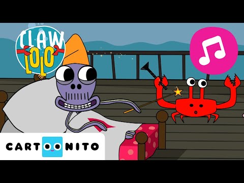 Fête disco 🎵 Danse avec des animaux aquatiques 🌊 | Chansons pour enfants  | Clawlolo 🦀