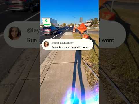 Run until: misspelled word 2
