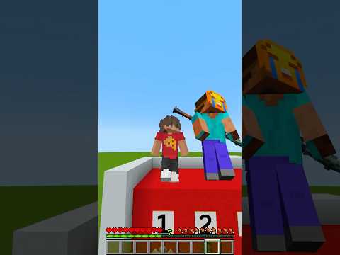 Minecraft random item battle 😳 #minecraft ￼