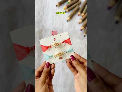 DIY Shell Rakhi ๐ฑ #crafteraditi #handmade #DIY #rakhimaking #handmaderakhi #rakhiforcompetition