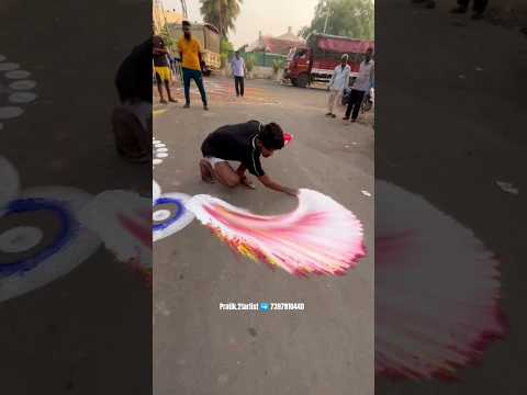 Beutiful Rangoli designs/ from Karnataka 😍😍 #beutifull #kolkata #karnataka #shorts #rangoli #21art