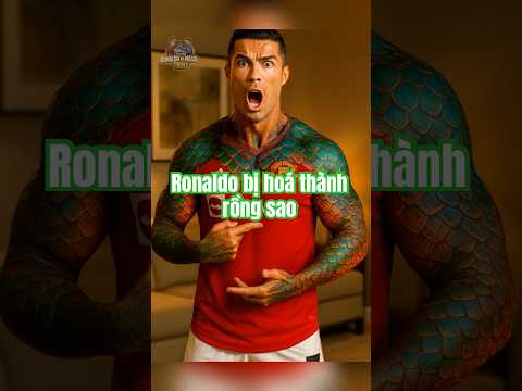 Ronaldo bị hoá thành rồng sao #ronaldo #shorts