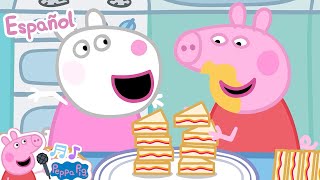🎶 Canción del sándwich | Canciones infantiles | Peppa Pig Spanish | Peppa Pig en Español