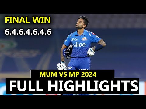 FULL HIGHLIGHTS Mumbai vs Madhya Pradesh Match Highlights 2024 | Syed Mushtaq Ali Trophy 2024