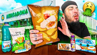 PROVANDO 8 PRODUTOS ESTRANHOS DO MERCADONA (quase vomitei...)