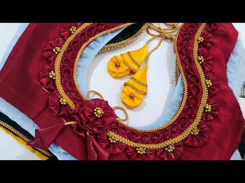 Organza saree blouse design Photo| Blouse design images| Beautiful blouse design| Blouse collection