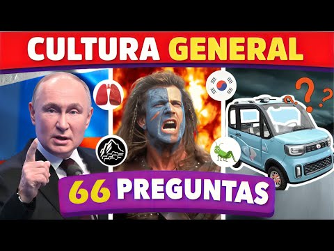 ¿Puedes RESPONDER estas 66 preguntas de CULTURA GENERAL?