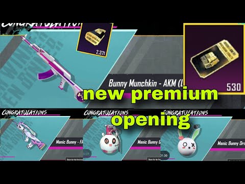 new premium crate opening pubg mobile | 530 new premium opening and new AKM | new AKM from premium
