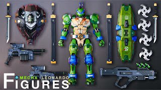 Ninja Turtles Meets Gundam! Heatboys Mecha Leonardo Figure Unboxing