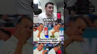 Lamentable comportamiento de Reynoso en Matute... #futbolperuano #alianzalima