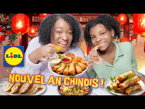 RETOUR DE COURSES et ON MANGE! NOUVEL AN CHINOIS chez LIDL