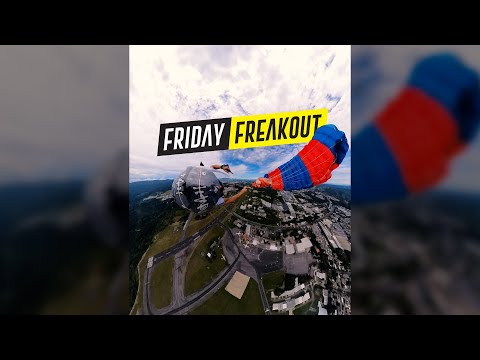 Friday Freakout: Skydiver's Parachute Collapse + Diving Line Twists at 900 Feet!