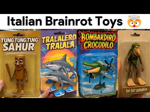 Tung Tung Tung Sahur And Italian Brainrot Action Figure ๐คฏ