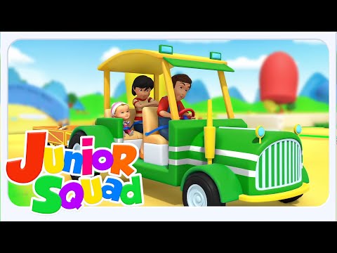 Traktördeki Tekerlekler Şarkısı | Çocuklar Için Animasyonlu Araç Videoları