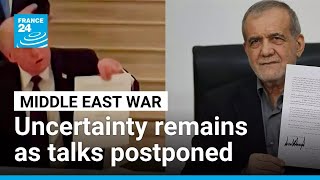 YouTube video thumbnail: Uncertainty Remains Amid Postponed US-Iran Talks and Continued Fighting in Lebanon 