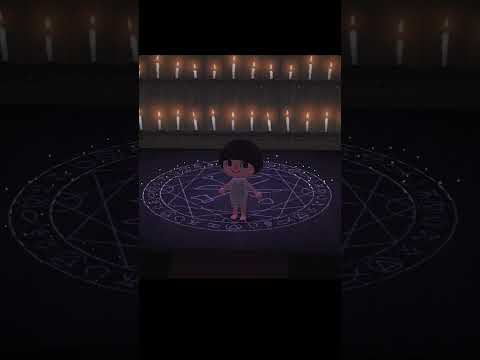 ろうそくの壁、まほうじんの床の特別演出  #あつ森 #あつまれどうぶつの森