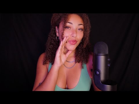 ASMR CUPPED WHISPERS (Super Close Up + Mouth Sounds) 💋