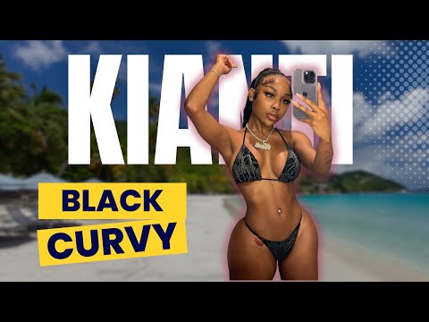 Gorgeous Black Curvy Plus-Size Model KIANTI: Fashion and Confidence