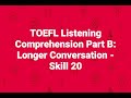 TOEFL Listening Comprehension Skills