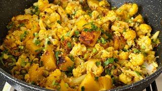 Easy And Delicious Pan Fried Cauliflower Potatoes / vegan recipes