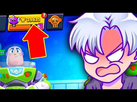 o BUZZ LIGHTYEAR NÃO DEIXA SUBIR TROFÉUS no BRAWL STARS!!