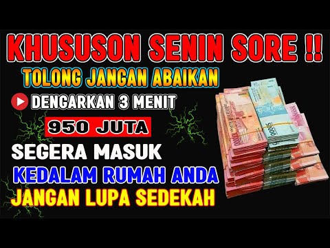 TERKHUSUS MALAM MUSTAJAB❗Doa Mustajab Malam Sabtu, InsyaAllah Rezekimu Mengalir Deras Tak Terduga