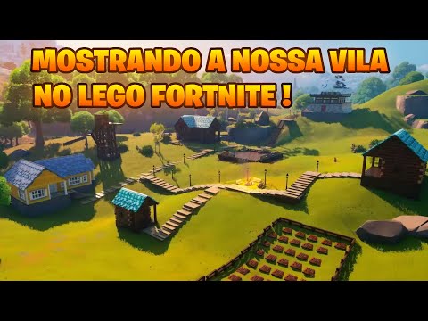 MOSTRANDO NOSSA VILA LEGO #fortnite #legofortnite #fortnitebr #fortnitebattleroyale #lego #epicgames