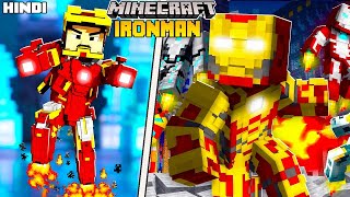 I Survived 100 Days As IRON MAN In Minecraft Hindi...