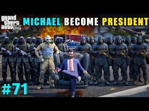 MICHAEL BECAME PRESIDENT OF CAYO PERICO | GTA V GAMEPLAY #71