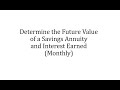 Annuity and Interest Rate Concepts