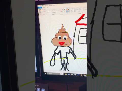 Cuando de PEQUEÑO dibujabas en el PAINT...🖌️🖥️ #paint #dibujar  #comedia