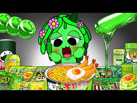 SPRUNKI Animation - VINERIA  Convenience Store  Green Food | ASMR Mukbang