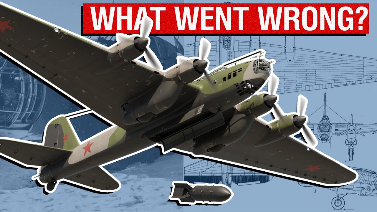 Russia's Forgotten WW2 Heavy Bomber, and Why It Failed | Petlyakov Pe-8
