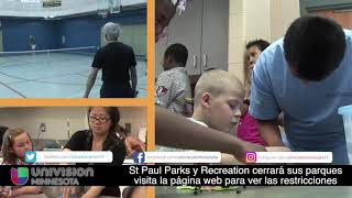 St Paul Parks y Recreation cerrará sus parques  visita la página web para ver las restricciones