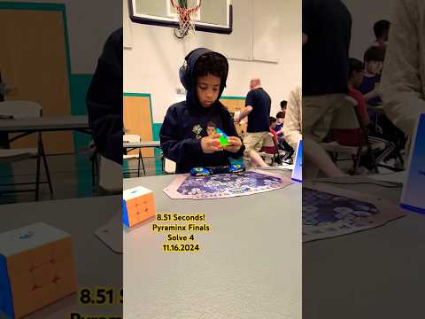 8.51 Seconds! AC '24 - Pyraminx Finals, S4 #cube #speed #fyp #shorts #fun #trending #tiktok
