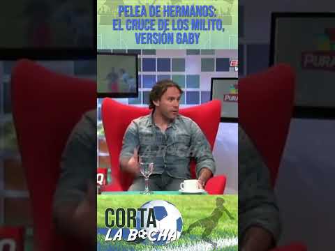Pelea de hermanos - El cruce de los Milito (Version Gaby)