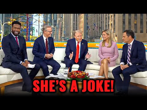 Trump ROASTS Kamala Harris LIVE & Fox Hosts Can't Stop Laughing!