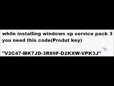 windows xp home edition sp3 serial key