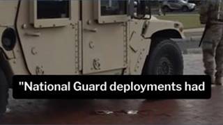 Trump threatens suit over report finding no crime impact from National Guard deployments