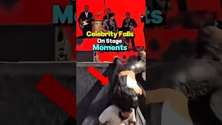 Celebrity Falls on Stage Moment
