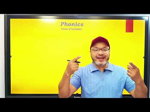 انواع المقاطع الصوتيه في اللغة  الإنجليزية - kinds of syllables
